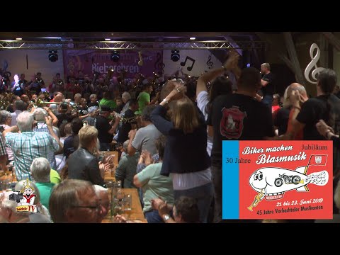 Stelldichein in Oberkrain - 30 Jahre "Biker machen Blasmusik" in Niederstetten 2019