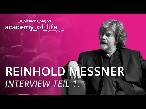 Reinhold Messner zu Gast bei der Siemens Academy of Life - Teil 1 (Full Interview)