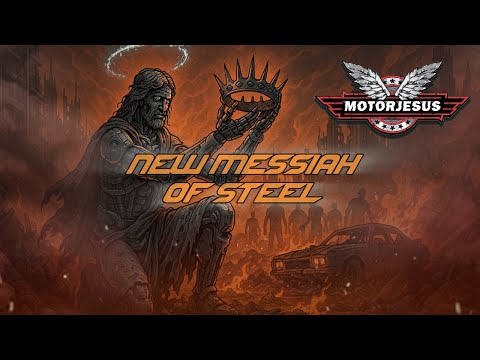 MOTORJESUS - New Messiah Of Steel (Official Lyric Video)