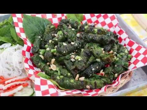 Beef Wrapped in Betel Leaves (Bo Cuon La Lot)