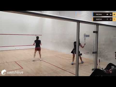 2024 FIR RACKETLON WORLD CHAMPIONSHIPS WOMENS FINAL FISC/AHL VS KAP/CAV