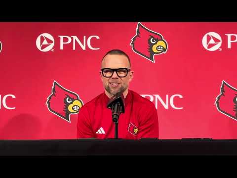Louisville HC Pat Kelsey Postgame Presser vs. Eastern Michigan (11/24/25)