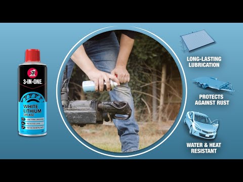 How to use 3-IN-ONE White Lithium Grease Spray