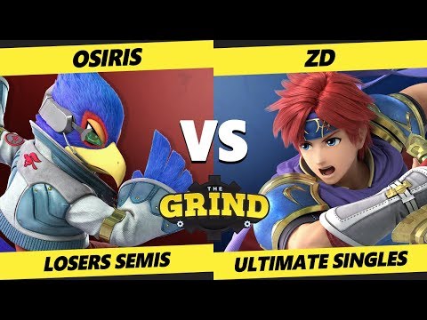 Smash Ultimate Tournament - Osiris (Falco) Vs. ZD (Roy, Wolf) The Grind 91 SSBU Losers Semis