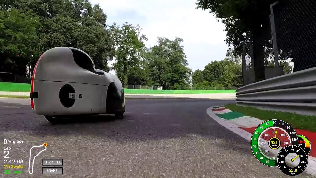 Velomobile a Monza