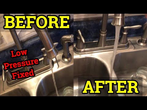 image-Why has my kitchen faucet lost pressure?