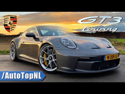 PORSCHE 911 GT3 992 Touring *MANUAL* | REVIEW on AUTOBAHN [NO SPEED LIMIT] by AutoTopNL