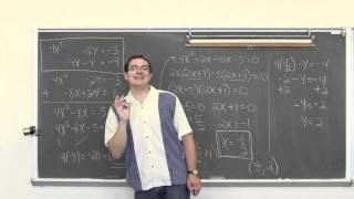 Download the video "2 Variable Non Linear Systems Addition/Elimination Method"
