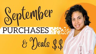 September Purchases and Deals on Amazon LIVE