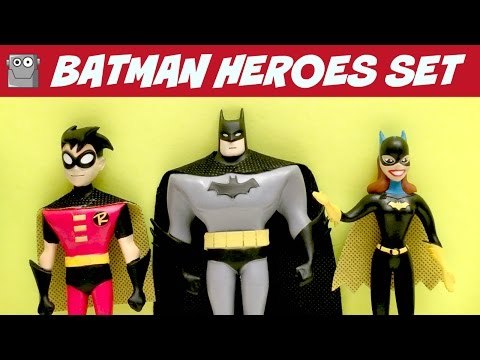 BATMAN HEROES CHARACTER SET Robin Bat Girl Video