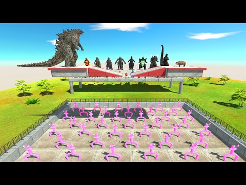 Let's See Who Can Jump Over - Animal Revolt Battle Simulator