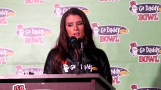 Danica Patrick previews 2013 season at GoDaddy Bowl