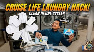 Inside the Cruise Ship CREW LAUNDRY! (Tour)