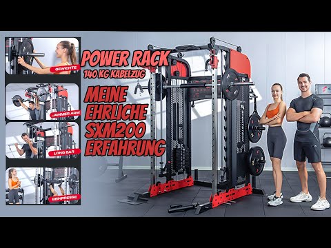 Bankdrücken, Kniebeugen, Klimmzug. Über 100 Übungen mit der SXM200