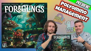 Foraglings - Preview Of This Polyomino Game With Tremendous Depth!