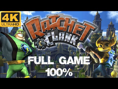 Ratchet & Clank - Full Game 100% Longplay Walkthrough 4K 60FPS
