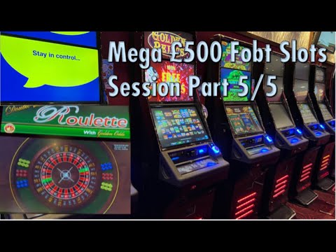 £500  FOBT Slots Session Pt  5/5- Max bet & HUGE Pie Gambles -  RR Reels of Gold + Bookie Roulette