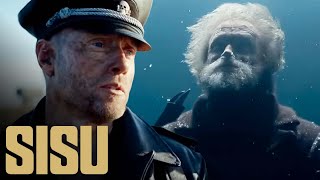 'Aatami Escapes by Taking the Fight Underwater' Scene | Sisu