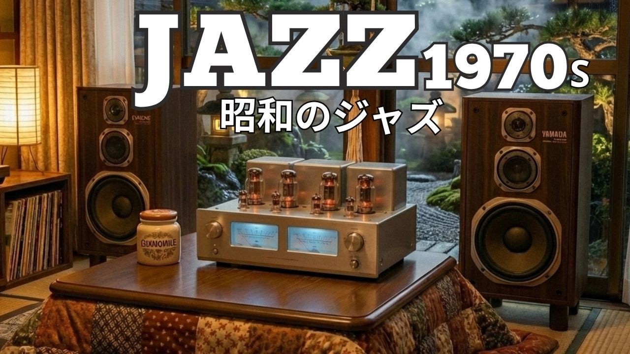1970年代の追憶と窓辺の灯火 - 真空管アンプの温もりとアナログの深い余韻 | JAZZ BGM #jazzvibes