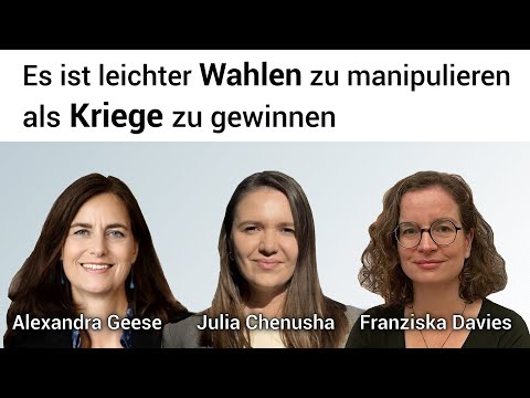 Panel 1 ZF Demokratie Bonn - Es ist leichter Wahlen zu manipulieren, als Kriege zu gewinnen.