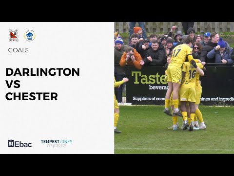 Goals: Darlington v Chester