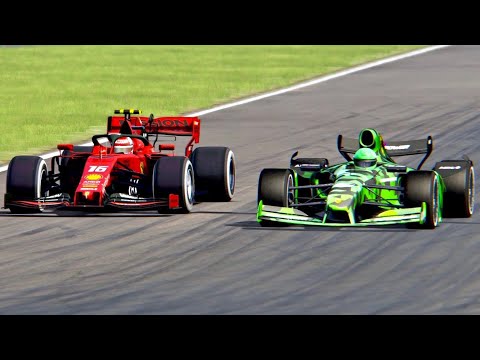 Ferrari F1 2019 vs F1 2021 Concept - Monza