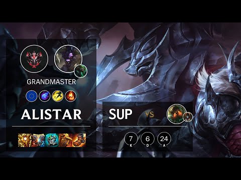 Alistar Support vs Nautilus - EUW Grandmaster Patch 10.25b