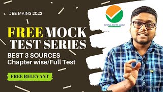 FREE Mock Test for JEE Mains 2022 🔥 | Chapters Wise & Full Test Series | Jee Mains 2022