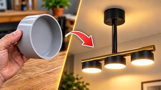 Nobody Thought of This PVC Pipe Hanging Light! Amazing DIY LED Chandelier