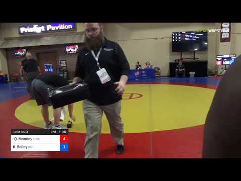 2018 Marine Corps US Open/UWW Junior Freestyle 65 Con 16 #2 - Quincy Monday (Sunk) Vs. Breyden Bai