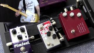Video thumbnail for Klon KTR vs EWS Brute Drive vs Fulltone Plimsoul by intheblues