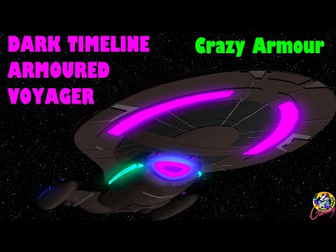 NEW Dark Timeline Armoured Voyager - Can the DT Enterprise G Beat It?  Star Trek Ship Battles Bridge