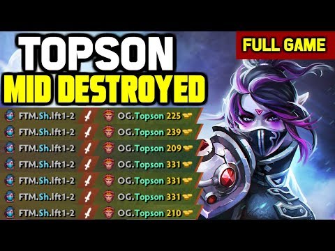 OMG! This TA totally destroyed TOPSON MK mid and ended game in 16 minutes ft. Ana Slark