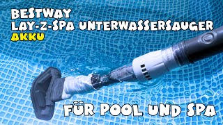 Bestway LAY-Z-SPA Xtras Akku - Unterwasser Poolsauger