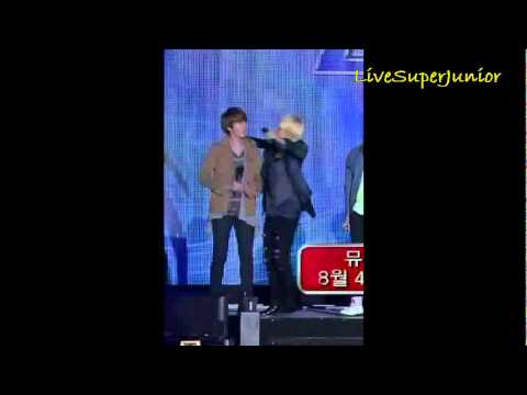 110826 Eunhyuk, Kyuhyun, Shindong going crazy ^^