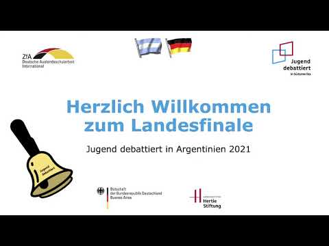 Finale: Jugend debattiert Online Argentinien Wettbewerb 2021