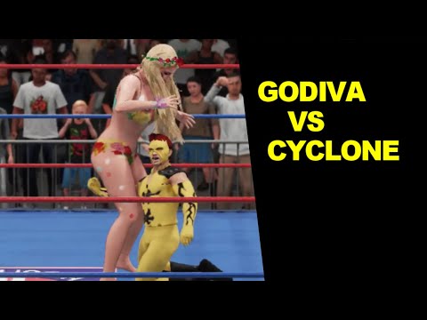 GLOW 1985 Godiva vs Cyclone - Extreme Rules