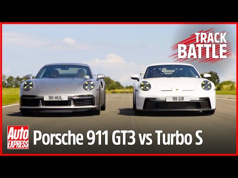 Porsche 911 GT3 vs 911 Turbo S track battle: Steve Sutcliffe on the limit | Auto Express