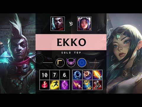 Ekko Top vs Irelia: Godlike - EUW Master Patch 14.23