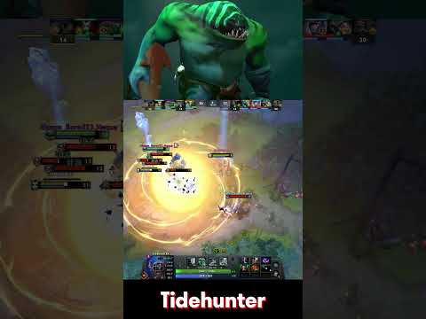 3 Level In 33 Seconds Tidehunter Likes this Very Much #dota2 #dota2highlights #rampage