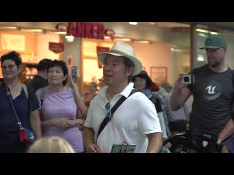 Funiculì, Funiculà - Flashmob Wien Hauptbahnhof