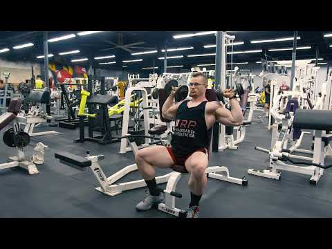 Watch Seated Dumbbell Shoulder Press on YouTube
