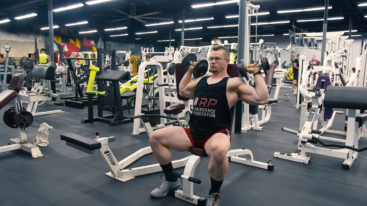 Dumbbell Shoulder Press demonstration video