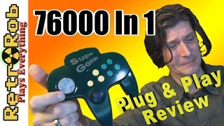 Super 76000b in 1 Famiclone Review and Play