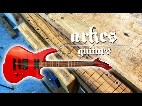 Making A Custom Guitar [ARKES RCX] part 1/2