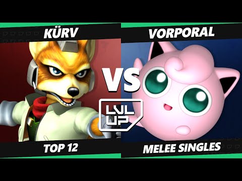 LVL UP EXPO 2023 - Kürv (Fox) Vs. Vorporal (Jigglypuff) SSBM Melee Tournament