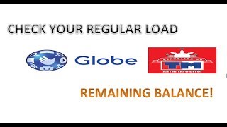 how to check balance in globe using iphone
