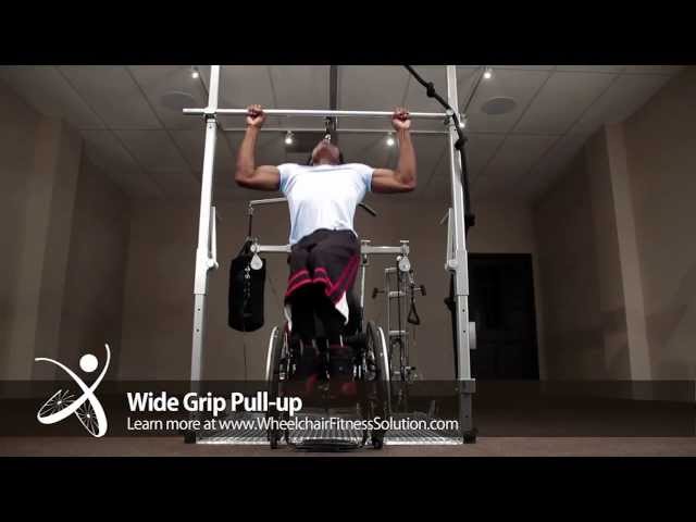 Wheelchair Fitness Solution | Exercise: Wide Grip Pull up (3 of 40)
