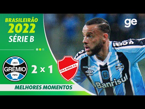 Gols e lances de Grêmio x Vila Nova-GO