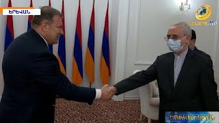 Մեղրիի ԱՏԳ գործարկում,միջպետական ճանապարհի անվտանգություն.Մելքումյանն ընդունել է Իրանի դեսպանին